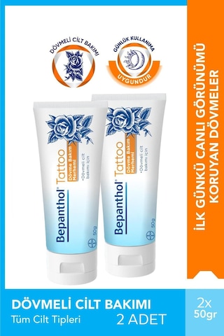 Bepanthol Tatoo Dövme Bakım Kremi 2 x 50 G