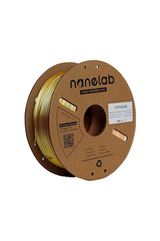 Nanelab Üç Renk Silk Pla Filament - Altın-fuşya-mavi - 1.75mm - 1kg