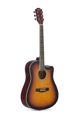 Zoppran Aczp150Sb Sunburst Elektro Akustik Gitar