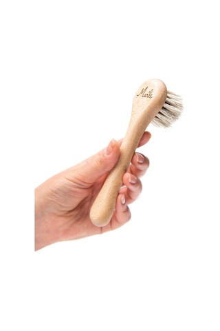 Mar'le Doğal At Kılı Yüz Bakım Fırçası