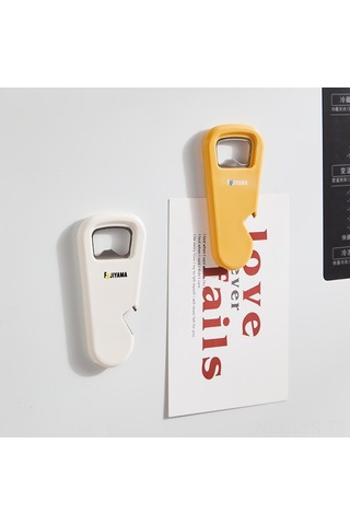 Ranyeek Ev Kullanıma Multifonksiyonel Cam Ve Konserve Açıcı, Kreatif Mıknatıslı Buzdolabı Aksesuarı Lava Turuncu Lava Turuncu