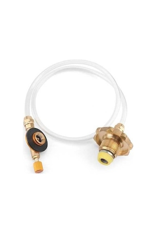 Bloomnest Yenileme Vanası Tankı Propane Ocak Kamp Gümüş Gaz Bağlantısı Adaptörü Sc Gümüş, Kamp Çadırı Uygun Gümüş