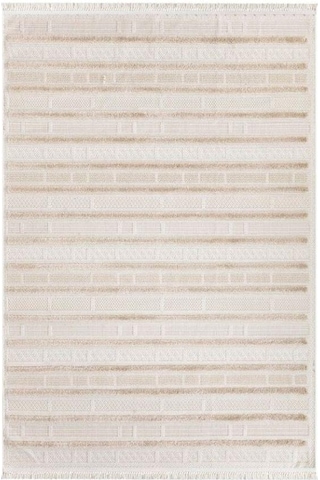 Vivaldi Havana 3006 Bej İskandinav Serisi Salon Oturma Yatak Odası Halısı Bej