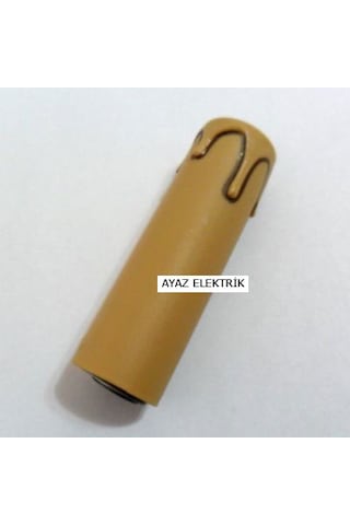 Büyük Sarı E14 Mum Duy Dekoratif Standart Avize Ampul Duyu