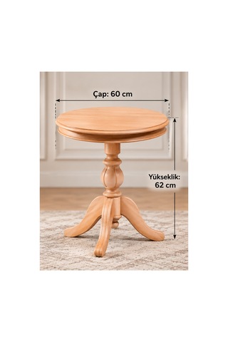 Arkhenx 5921 Lüks Fiskos Cilasız Ham + Çay Sehpası +yan Sehpa+ Servis Sehpası+dekoratif Sehpa Bzs1