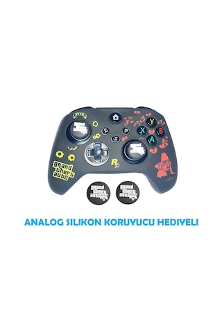 Xbox Series S/series X Grand Teft Auto Koruyucu Silikon Kılıf + Analog Silikon Koruyucu