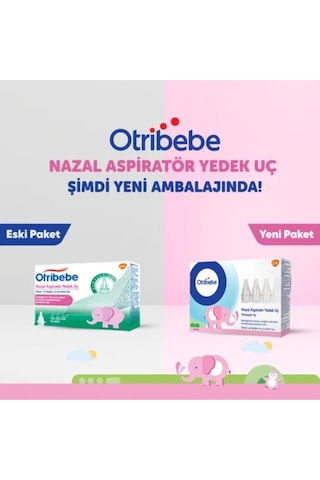 Otribebe Nazal Aspiratör Yedek Ucu 10'lu 6 Adet