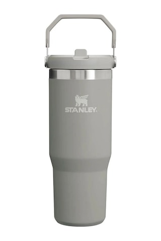 Stanley The Iceflow Flip Straw 0.89 L Pipetli Termos Bardak Gri