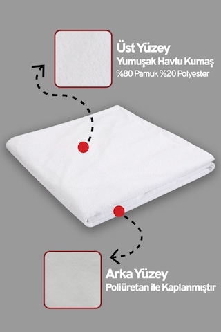 Pamuk Sıvı Geçirmez Bebek Yatak Koruyucu Alez Beşik Kreş Yatak Alezi Fitted Çarşaf
