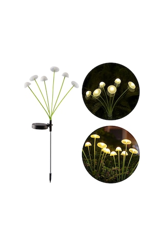 Upway Jellyfish Güneş Enerjili 6 Led Işıklı Dekoratif Bahçe Peyzaj Lambası