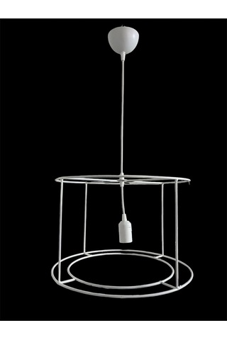 Avize Teli Büyük Boy 5mm Metal Premium Duy Takımı Dahil C Beyaz