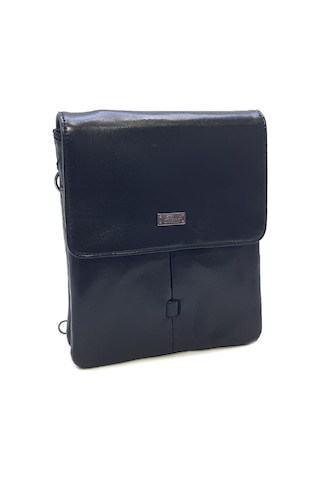 Hakiki Deri Taba Renk Erkek Postacı Çantası %100 Kuzu Derisi Siyah