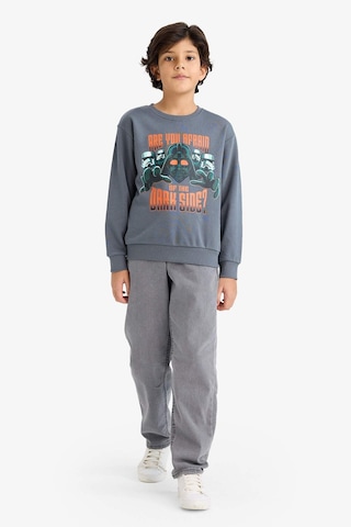 Defacto Erkek Çocuk Star Wars Bisiklet Yaka Sweatshirt G6916a825cwar141 Antrasit-ar141