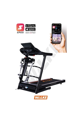 Walke Syrex Uygulama Bağlantılı 2.0 Hp Masajlı Manuel Eğimli Koşu Bandı 14 Km Hız