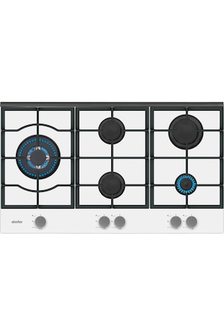 Simfer 3916 Ankastre Ocak Beyaz