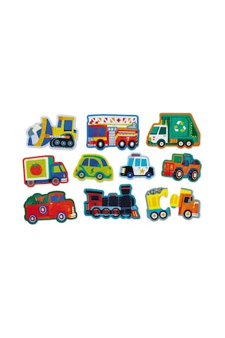 Crocodile Creek Ilerleyen Puzzle Araçlar