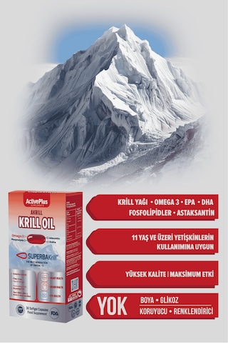 Active Plus Akrill Krill Oil 30 Softjel