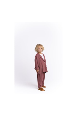 Oliven The Kid Unisex Keten Blazer Ceket Mürdüm Mürdüm
