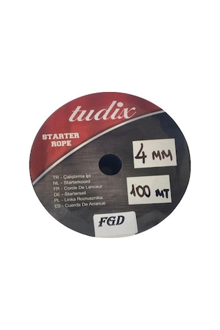 Fgd Motor Çekme Çalıştırma Starter İpi 4 Mm 100 Metre