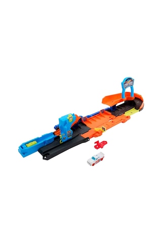 Hot Wheels 2in1 Dönüşebilen Garaj Oyun Seti - Fırlatıcılı Araba Ve Pist Seti