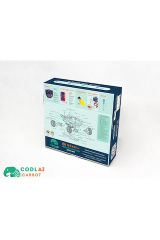 Codlaı Carbot Lite Başlangıç Seviyesi Programlanabilir Robotik Araba - Kendin Yap Dıy Eğitici Robot