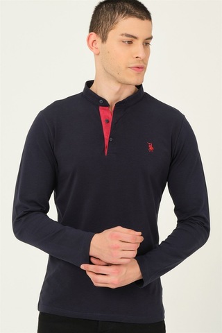 V4009 Dewberry Erkek Sweatshırt-lacivert Lacivert