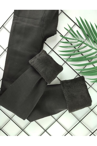 Larosa Lingerie Kadın Içi Peluş Termal Tayt Siyah siyah