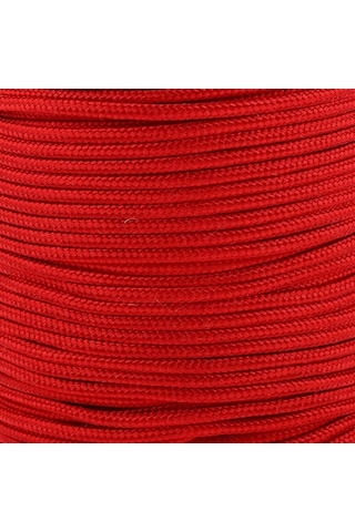 Dolıty 2mm 50 M Paracord Paraşüt Halat Kordon Açık Kamp Kırmızı