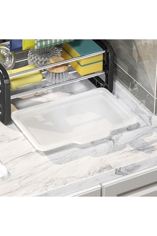 Mufunye Mutfak Mop & Havlu Kurutma Rafı - Duvar Veya Tezgah Üstü Kullanıma Uygun, Çöpü Azaltan, Dayanıklı Malzeme İle Yapılmış Depolama Aleti Diğer