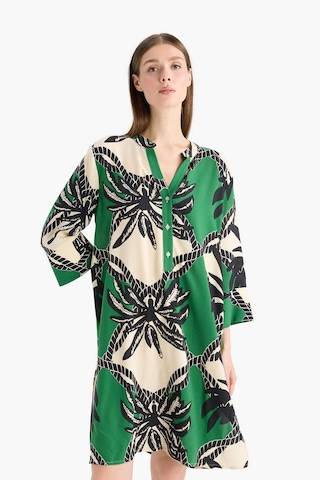 DeFacto Regular Fit Desenli Plaj Elbisesi-Fall in Love D0452AX25SMGN512