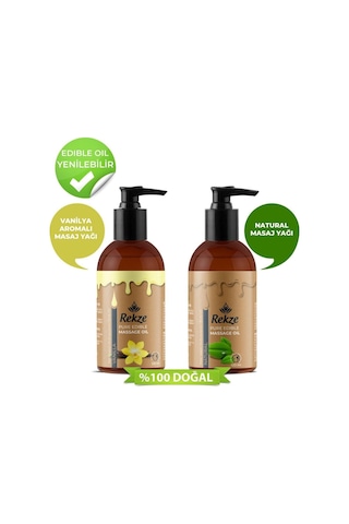 Masaj Yağı 2'li Paket Vanilya Ve Natural Aromasız Kokulu Vücut Masaj Yağları 120 Ml - 296259609 Masaj Yağı 2'li Paket Vanilya Ve Natural Aromasız Kokulu Vücut Masaj Yağları 120 Ml - 296259609