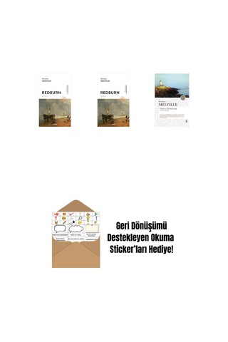 Redburn - İlk Seferi Ciltli + Redburn - İlk Seferi + Toplu Öyküler - Herman Melville + Okuma Sticker'ları