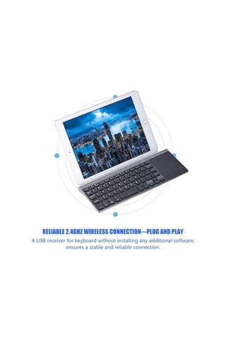 Sayısal Tuş Takımına Sahip Kablosuz Bluetooth Klavye