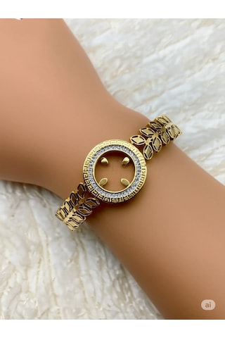Çelik Gold Çeyreklik Bileklik Model 2 Çok Renkli