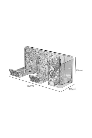 Wondernest Yok, Saç Rafı, Punch Plastik Makinesi, Lichen Kurutma Ünitesi Banyo İçin Gri