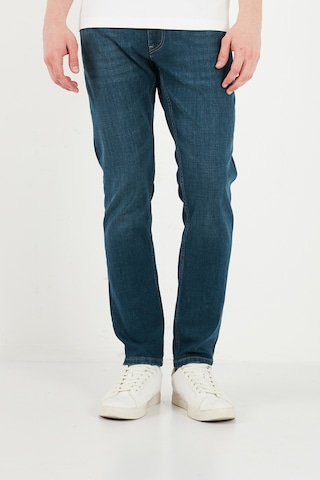 Buratti Pamuklu Normal Kalıp Normal Bel Jeans Erkek Kot Pantolon 2203c55parma Yeşil-mavi