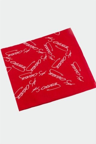 Sptmgldı Atatürk İmzalı Desenli Bandana 50x50-kırmızı Çok Renkli