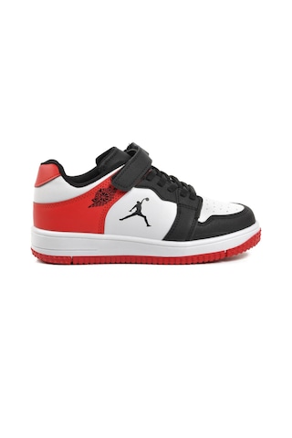 Aspor Haykat Kısa-f Siyah-kırmızı Cırtlı Çocuk Sneaker 001