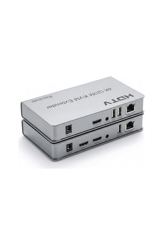 Enkado Ekd-he120kvm 4k 120 Metre Hdmı Usb Kvm Extender Görüntü Aktarıcı