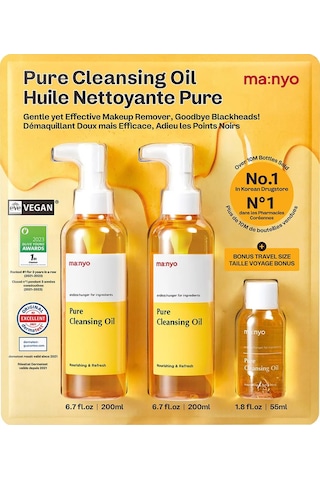 Manyo Pure Cleansing Oil Cilt Temizleyici Yağ Set