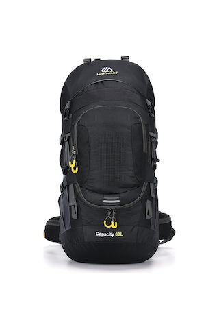 Weikani Çok Amaçlı Suya Dayanıklı 60l Outdoor Sırt Çantası Siyah
