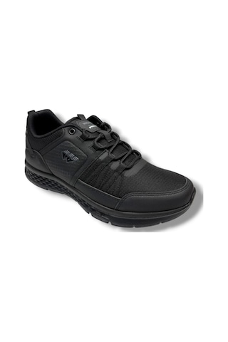 Wickers 2805-26 Cilt Deri Anorak Anatomik Büyük Numara Erkek Sneaker 45-47 Siyah