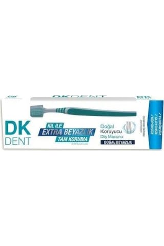 Dermokil DK Dent Tam Koruma Doğal Beyazlık Diş Macunu 75 ML + Diş Fırçası