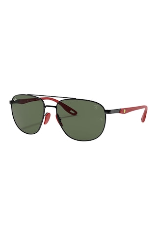 Ray-Ban Ferrari 3659M F02871 57 Erkek Siyah Damla Çerçeve Güneş Gözlüğü
