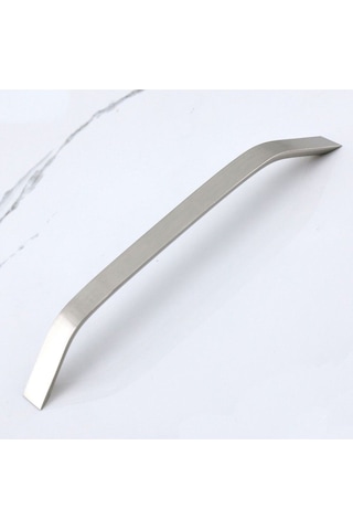 Şahin Alüminyum Metal Lüks Modern Mobilya Çekmece Mutfak Dolabı Kulpu İnox 224mm Inox