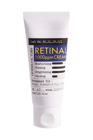 Derma Factory Leke, Skar ve Kırışıklıklarda Etkili Retinal Krem %0.1 Derma Factory 1000 ppm Retinal Cream