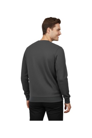 Raymons Erkek Sıfır Yaka Petek Doku Regular Fit Sweatshirt Bgl-st04950 Antrasit