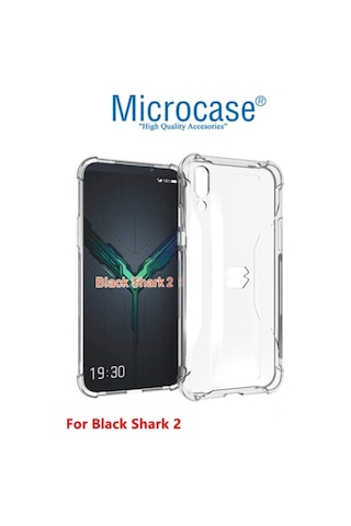 Microcase Xiaomi Black Shark 2 Tpu Silikon Kilif Seffaf+Cam (Seç) 373106052