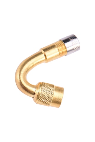 Neevoyu Bronz Lastik Valfi Uzatıcı Çubuk 90 Derece - Otomobil, Motosiklet Ve Kamyonlar İçin Easy Kurulumlu Metal Valf Kapağı