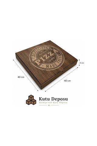 40x40x4 Cm Pizza Kutusu